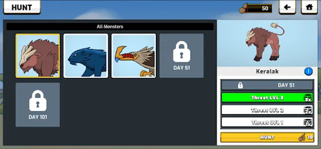 Monster Defense: Big Hunt screenshot 5