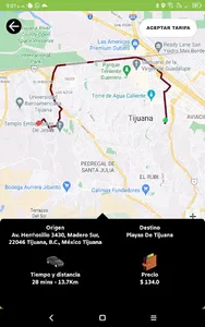 Tadi taxímetro digital screenshot 2
