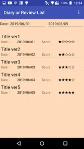 Review notes (diary) screenshot 1