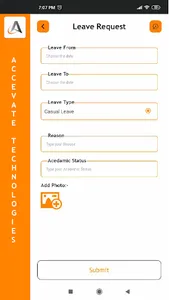 Accevate Teacher App screenshot 1