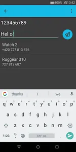 TouchGuard Messenger screenshot 1