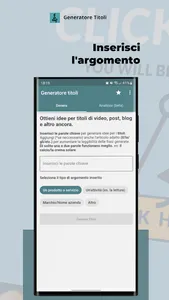 Generatore titoli screenshot 2