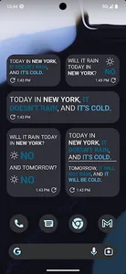 Textual Weather (Material You) screenshot 1