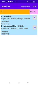 My EMR screenshot 3