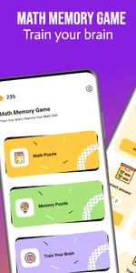 Math Memory Game Brain Trainer screenshot 0
