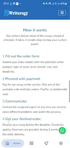 Writeregy screenshot 2