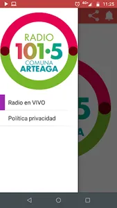 101.5 Radio del Pueblo - Artea screenshot 0