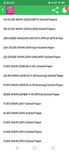 19 Years JEE MAIN 53 Solved Pa screenshot 1
