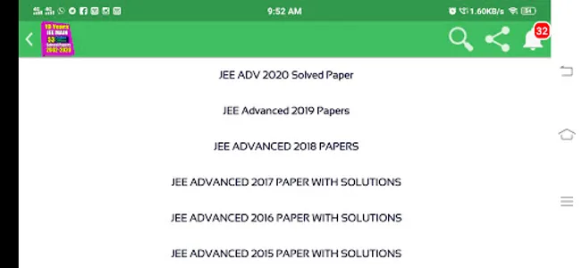 19 Years JEE MAIN 53 Solved Pa screenshot 10