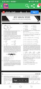 19 Years JEE MAIN 53 Solved Pa screenshot 5