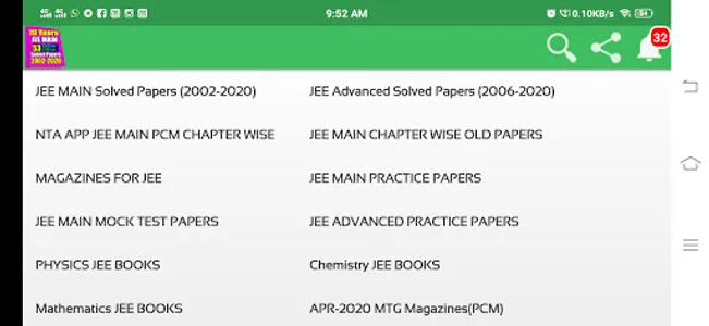 19 Years JEE MAIN 53 Solved Pa screenshot 8