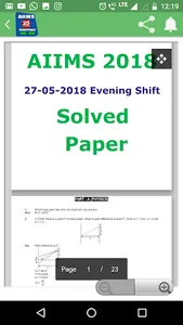 26 Years AIIMS Solved Papers 1 screenshot 4