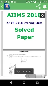26 Years AIIMS Solved Papers 1 screenshot 5