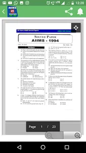 26 Years AIIMS Solved Papers 1 screenshot 7