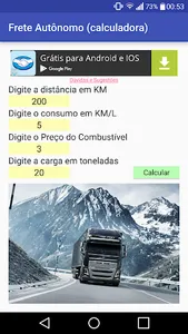 Calculadora de Frete Autônomo screenshot 8
