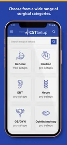 CSTSetup: Surgical Tech Setups screenshot 2
