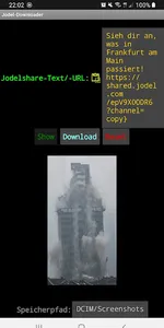 Jodel Downloader screenshot 1