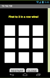 The Simplest Tic Tac Toe Game  screenshot 1