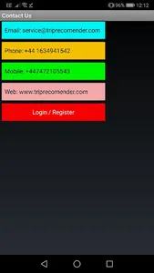 Triprecomender screenshot 3