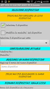 TUTA S30 GSM Power Socket ITA screenshot 2