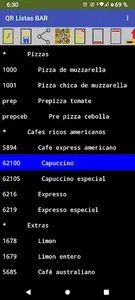 Listas QR screenshot 0