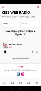 KISS WEB RADIO screenshot 0