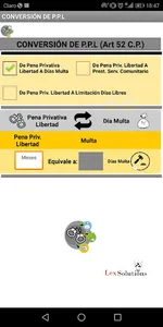 Convertidor de Penas - LxS screenshot 2