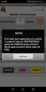 Cubicador de Madera - LxS screenshot 3