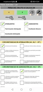 Calcula Penas Judiciales - LxS screenshot 3