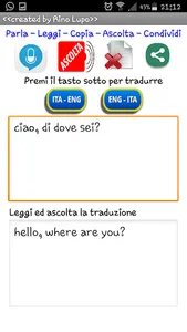 Italian - English voice transl screenshot 2