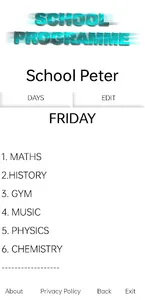 SPH - School programme screenshot 3