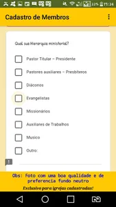Cadastro de Membros screenshot 3