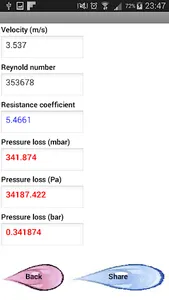 Pressure losses Piping pressur screenshot 5