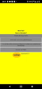 QUIZ PLATÃO E SÓCRATES screenshot 2