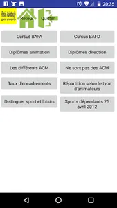 Réglementation ACM hors ligne screenshot 2