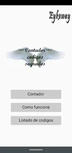 Contador códigos sagrados screenshot 3