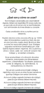 Contador códigos sagrados screenshot 5