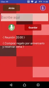 Notas screenshot 1