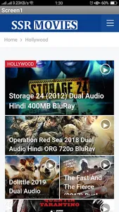 SSR MOVIES screenshot 1