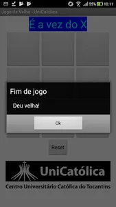 Jogo da Velha - UniCatólica screenshot 1