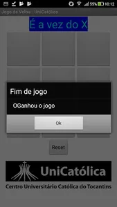 Jogo da Velha - UniCatólica screenshot 3