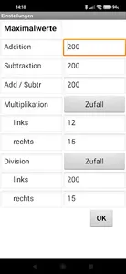 FL RechenTrainer screenshot 1