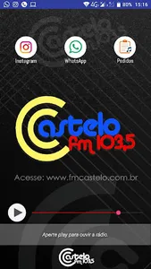 Rádio Castelo FM - 103,5 screenshot 0