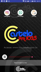 Rádio Castelo FM - 103,5 screenshot 1