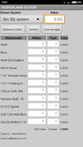 Yağmurlama Sistemi screenshot 1