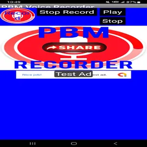 PBM Voice Recorder screenshot 3