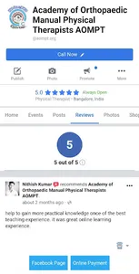 Academy of Orthopaedic Manual  screenshot 2