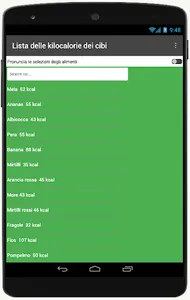 CalcFood screenshot 2