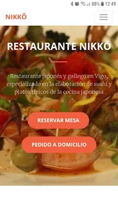 Restaurante NIKKO en Vigo screenshot 1