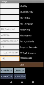 GYKLOG - Ham radio log & CAT screenshot 4